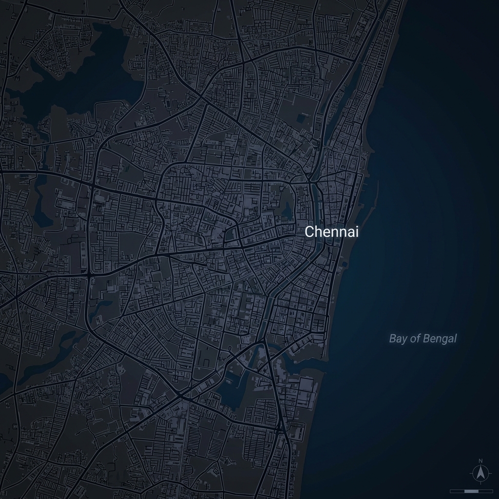 Chennai Map Landscape